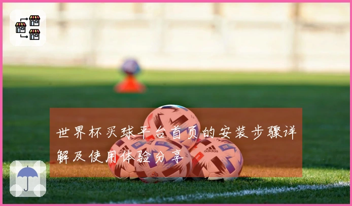 世界杯买球平台首页的安装步骤详解及使用体验分享